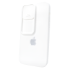 Чохол для iPhone 14 Pro Silicone with Logo Hide Camera White