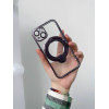 Чохол для iPhone 12 Pro Clear Shining Holder with MagSafe Green