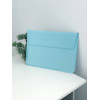 Чохол-папка для MacBook (13.3"–14.2") Leather PU – Sea Blue