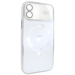 Чохол для iPhone 12 матовий NEW PC Slim with MagSafe case із захистом камери White Чохол для iPhone 12 матовий NEW PC Slim with MagSafe case із захистом камери White