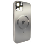 Чохол для iPhone 15 - AG Titanium Case with MagSafe із захистом камери матовий Gray Чохол для iPhone 15 - AG Titanium Case with MagSafe із захистом камери матовий Gray