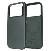 Чохол Leather Case PU with MagSafe (iPhone 17 Pro, Fir Green)
