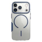Metal Frame Crystal Case (iPhone 17 Pro Max - Blue)