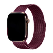Металічний ремінець Milanese Loop на Apple Watch (42mm, 44mm, 45mm, 46mm, 49mm Wine Red)