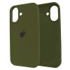 Чохол для iPhone 16 Plus Silicone Case FULL (№48 Virid)