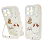 Чохол Paws Case + Stand – iPhone 14 Pro (Fluffy Dogs – Cream)