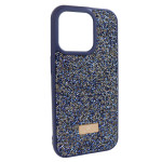 Чохол для iPhone 14 Pro : Swarovski Case – Blue