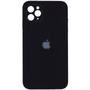 Чохол Silicone Case FULL CAMERA (square side) (на iPhone 11 Pro Max) (Black)