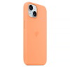 Чохол для iPhone 15 : Silicone Case MagSafe Original – Orange Sorbet