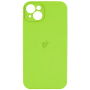 Чохол Silicone Full Camera (iPhone 15, №66 Neon Green)