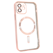 Чохол Shining with MagSafe на iPhone 11 із захисними лінзами на камеру Rose Gold