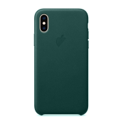 Чохол для iPhone X | Xs Leather Case PU Fir Green