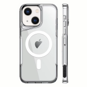 Чохол для iPhone 14 NewZone Сlear Case with MagSafe - White