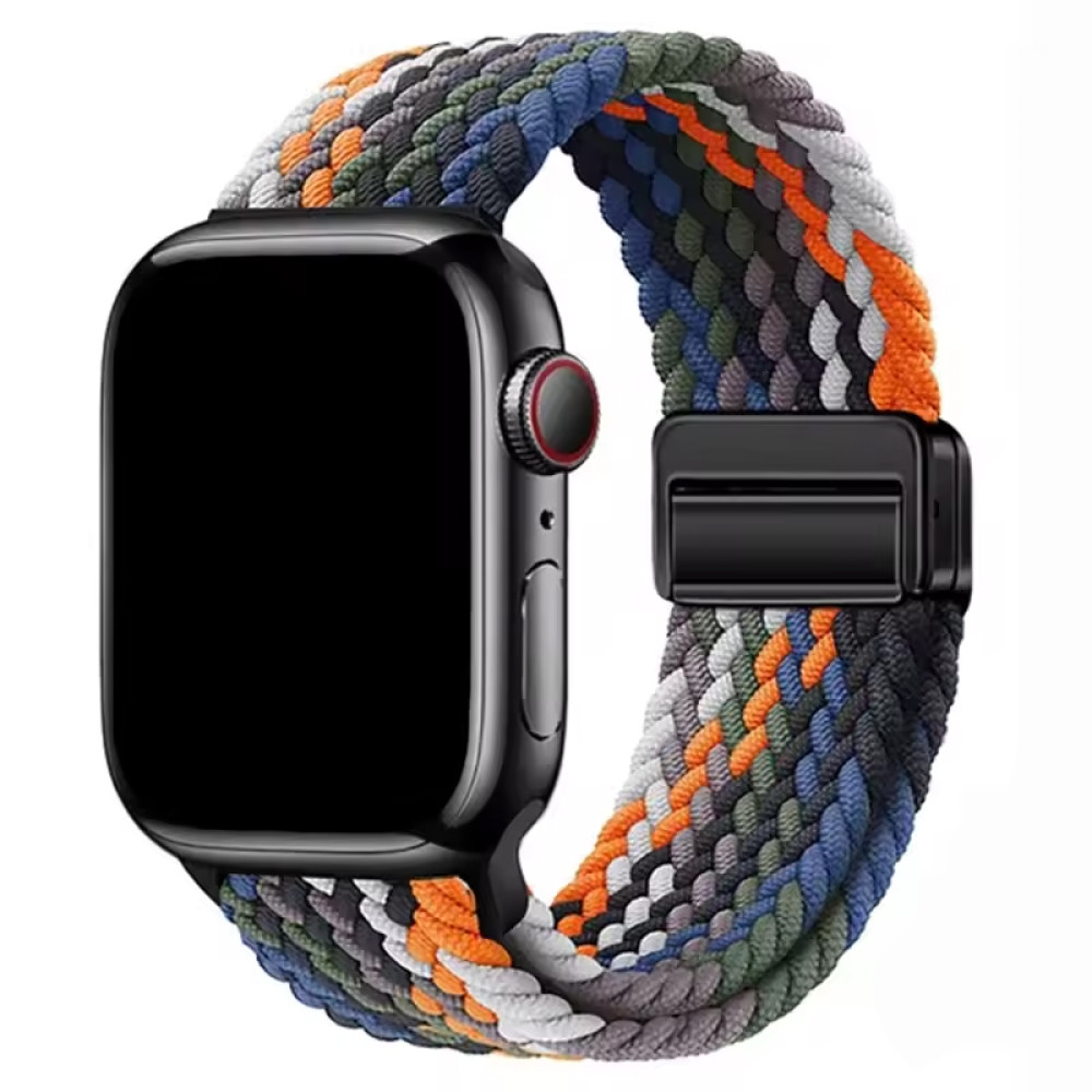 Ремінець Braided Nylon Magnetic Band (42/44/45/46/49mm – Gradient : Cowboy Colorful)