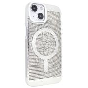 Чохол для iPhone 15 Perforation Case with MagSafe Silver