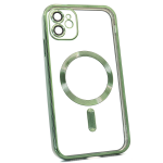 Чохол Shining with MagSafe на iPhone 11 із захисними лінзами на камеру Dark Green Чохол Shining with MagSafe на iPhone 11 із захисними лінзами на камеру Dark Green