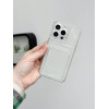 Чохол прозорий Card Holder для iPhone 13 Pro Max з карманом для карти
