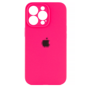 Чохол Silicone Full Camera (iPhone 15 Pro, №47 Hot Pink)