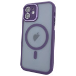 Чохол Nofelet Chrome Camera Case with MagSafe (iPhone 12, Purple) Чохол Nofelet Chrome Camera Case with MagSafe (iPhone 12, Purple)