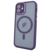 Чохол Nofelet Chrome Camera Case with MagSafe (iPhone 12, Purple)