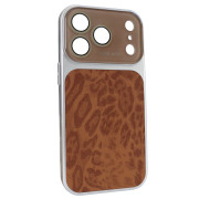 Чохол AITO PU-Leather Leopard Case (iPhone 17 Pro, Brown)