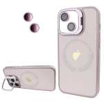 Чохол Logo Case PU Stand Camera (iPhone 14, Pink Sand)