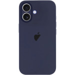 Чохол для iPhone 16 : Silicone Case Full Camera - №8 Midnight Blue
