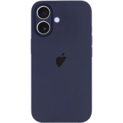 Чохол для iPhone 16 : Silicone Case Full Camera - №8 Midnight Blue