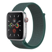 Ремінець для Apple Watch Nylon Loop нейлоновий (38mm, 40mm, 41mm, [42mm Series 10/11], Pine Green)