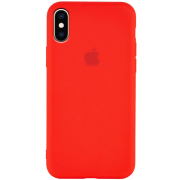 Чохол Silicone Case iPhone Xs Max FULL (№14 Red)