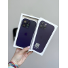 Чохол скляний для iPhone 14 Pro Max AG Glass with Magsafe із захистом камери Deep Purple