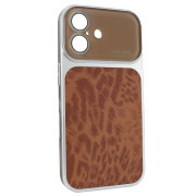 Чохол AITO PU-Leather Leopard Case (iPhone 17, Brown)