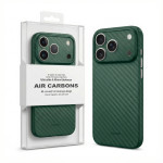 Ультратонкий чохол K-Doo Air Carbon (iPhone 17 Pro, Green)