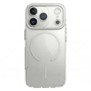 Metal Frame Crystal Case (iPhone 17 Pro Max - White)