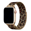 Металічний ремінець Milanese Loop Apple Watch (38/40/41mm + [42mm Series 10/11], Leopard Gold)