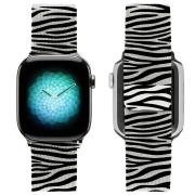 Металічний ремінець Milanese Loop Apple Watch (42/44/45/46/49mm, Zebra)