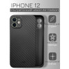 Ультратонкий чохол K-Doo Air Carbon для iPhone 12 Black