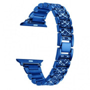 Ремінець Swarovski Steel Band на Apple Watch (38mm, 40mm, 41mm, [42mm Series 10/11], Blue)