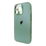 Чохол для iPhone 16 Pro Max : AG-PC Glass – Green
