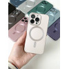 Чохол матовий Matte Silicone with MagSafe для iPhone 12 Pro Max із захисними лінзами на камеру Pink Sand