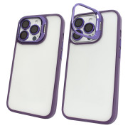 Чохол для iPhone 13 Pro Guard Stand Camera Lens з лінзами та підставкою Deep Purple