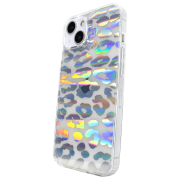 Чохол прозорий для iPhone 13 Hologram Case Leopard