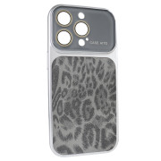 Чохол AITO PU-Leather Leopard Case [17 series Design] – (iPhone 15 Pro Max, Black)
