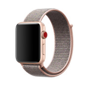 Ремінець на Apple Watch Nylon Loop нейлоновий (38mm, 40mm, 41mm, [42mm Series 10/11], Pink Sand)