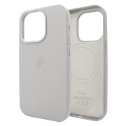 Чехол для iPhone 13 mini Leather Case PU with Magsafe – Light Gray