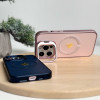 Чохол Logo Case PU Stand Camera (iPhone 15 Pro Max, Pink Sand)