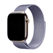 Металічний ремінець Milanese Loop на Apple Watch (38mm, 40mm, 41mm, [42mm Series 10/11], Light Purple)