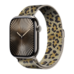 Металічний ремінець Milanese Loop Apple Watch (42/44/45/46/49mm, Leopard Color)