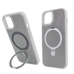 Чохол Nofelet Carbon Case with MagSafe (iPhone 11, Titanium Gray)