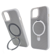 Чохол Nofelet Carbon Case with MagSafe (iPhone 11, Titanium Gray)